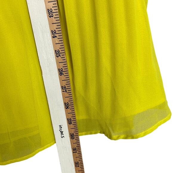 Torrid Yellow Pleated Top 3X - Picture 6 of 8